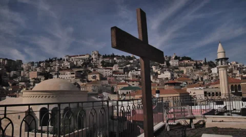 CITY OF NAZARETH 動画素材 38434001