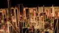 City neon glowing New York NYC flyover wireframe skyscraper 80s 4k 4k or 4k+ Resolution