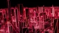 City neon glowing New York NYC flyover wireframe skyscraper 80s 4k 4k or 4k+ Resolution