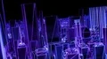 City neon glowing New York NYC flyover wireframe skyscraper 80s 4k 4k or 4k+ Resolution