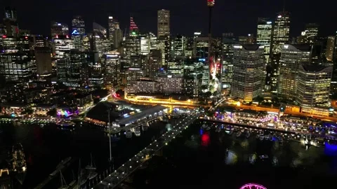 The City that Never Sleeps: Sydney's Sky... Stock Video Pond5