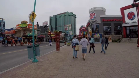 The City of Niagara in Canada Stock Footage 112713380