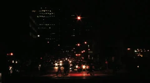 City Night Background Stock-Footage 11288589