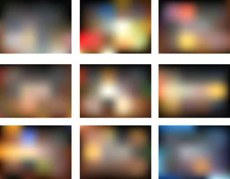 City at night background - gradient background collection , set Stock Illustration