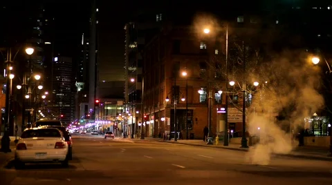 City by night 動画素材 378358