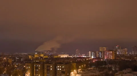 City night Stock Footage 1014859