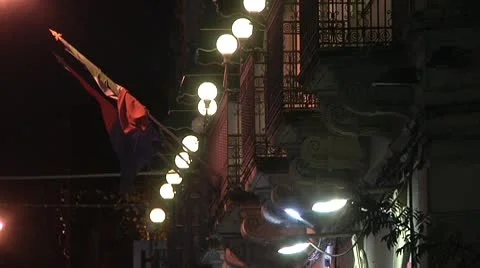 City at night. Stock Footage 10090696