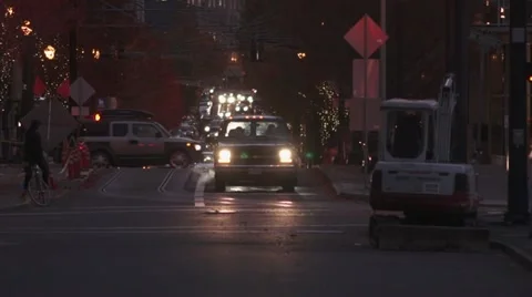 City at Night Stock Footage 10857436