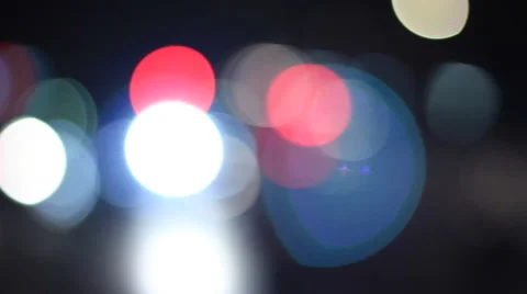 City in the night Stock Footage 43480755