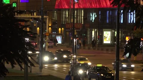 The city in the night Stock Footage 55461949