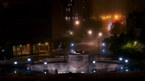 The City at Night Stock Footage 58602642