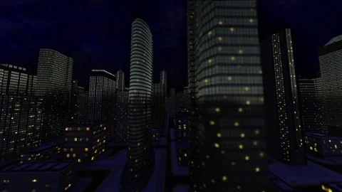 City Night Stock Footage 81206340