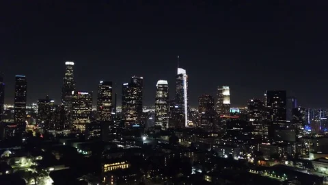 City At Night Stock Footage 123947065