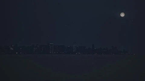 City At night Stock Footage 137875823