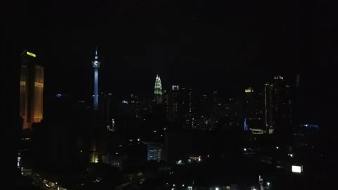 City at night Stock Footage 145938088