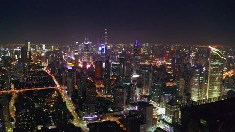 City night Stock Footage 146255087
