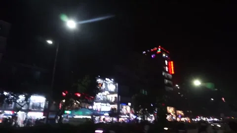 City at night Stock Footage 252863706