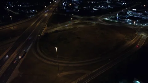 City at Night Stock Footage 253420392