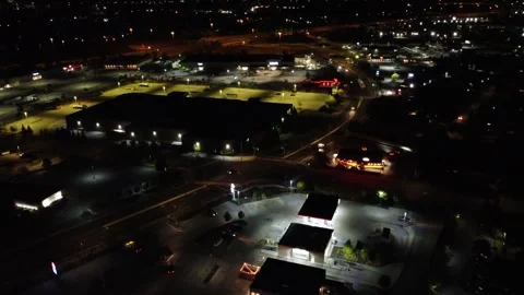 City at Night Stockbeeldmateriaal 253420590