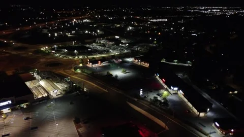 City at Night Stock Footage 253420594