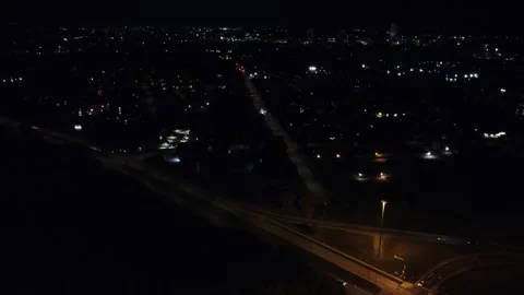 City at Night Stock Footage 253420732
