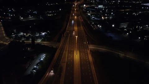 City at Night Stock Footage 253420948