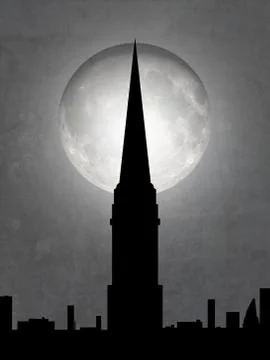 City Night Stock Illustration