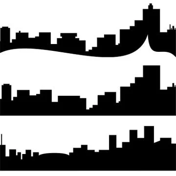 The city in the night Stock Illustration