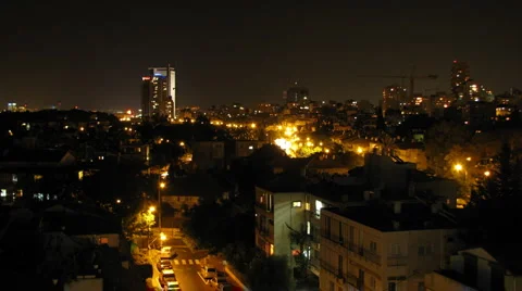 City Night Life Stock Footage 980153