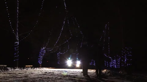 City Night Lights Stock Footage 1037802