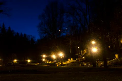 City at night Foto stock