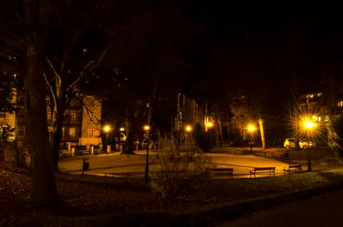 City at night Foto stock
