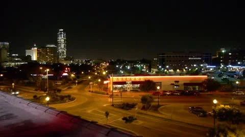 City Night Skyline Video stock 10920541
