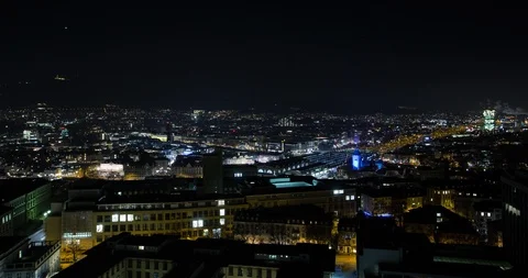 City night time-lapse Video stock 87569081