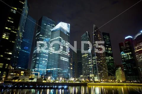 City night view Stock Photos