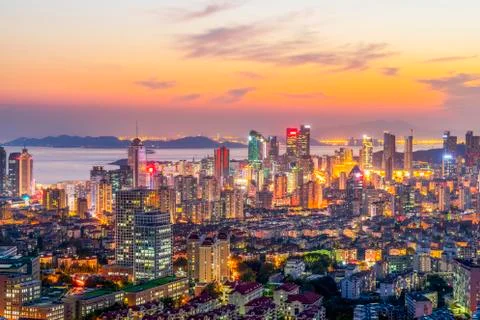 City night view Stock Photos