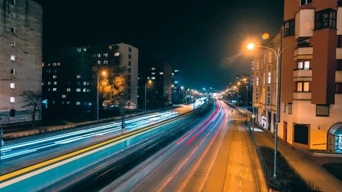 City by night wroclaw Видео 86404789