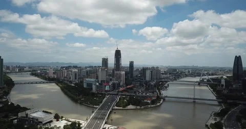 The city of Ningbo4 Stock Footage 93009134