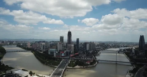 The city of Ningbo4 Stock Footage 93009571