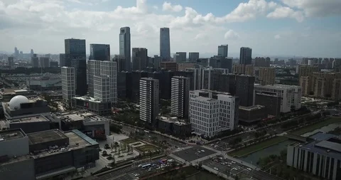 The city of Ningbo8 Stock Footage 92837592