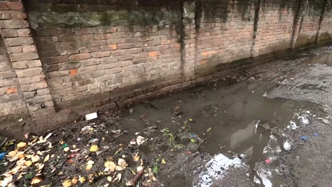 This city is not live able place. Stock Footage 155378026