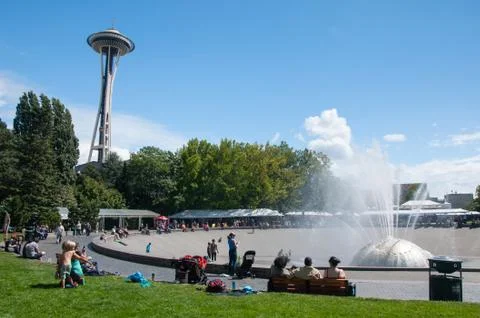 City oasis Stock Photos