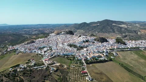 The city of Olvera Video stock 269005688