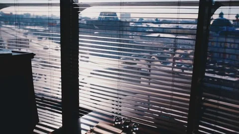 City outside the window Video stock 76950202