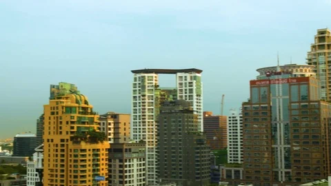 City panoramic 03 Stock Footage 89478213