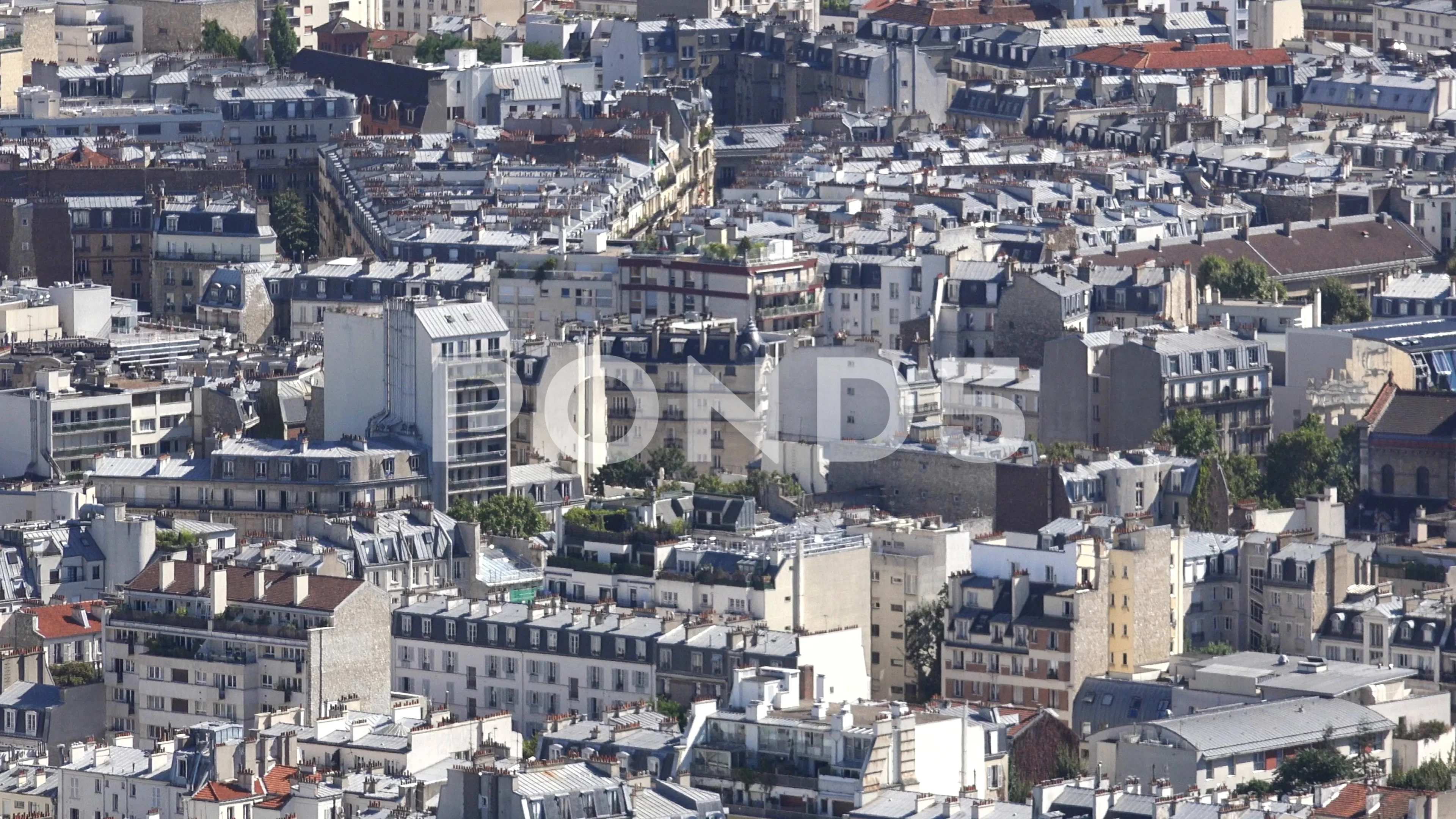 City of Paris from top of Montparnasse T, Stock Video