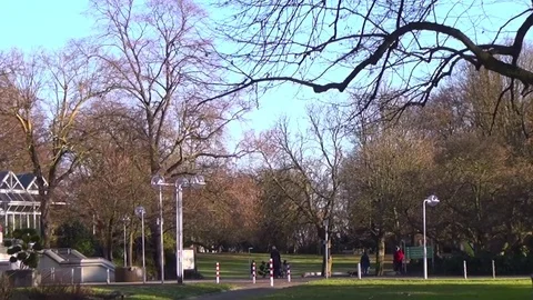 CITY PARK Stock Footage 71314332