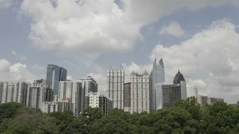 City by a park Stock-Footage 160920149