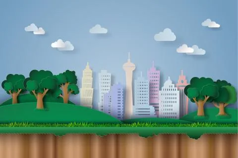 City park. Stock Illustration