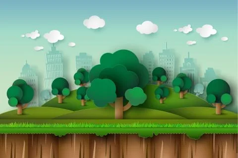 City park. Stock Illustration